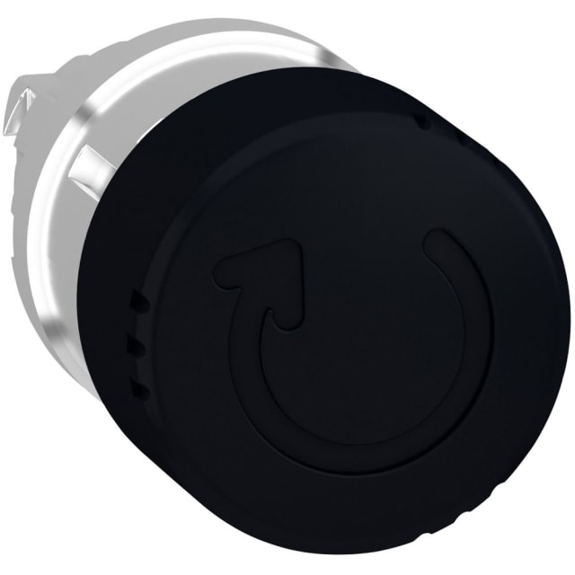 Schneider Automation - Tête pour Arrêt d'urgence Ø30 - tourner pour déverrouiller - Ø22 - noir - ZB4BS42 Schneider Automation - Tête pour Arrêt d'urgence Ø30 - tourner pour déverrouiller - Ø22 - noir - ZB4BS42