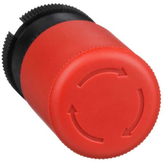 Schneider Automation - Tête pour Arrêt d'urgence Ø30 - tourner pour déverrouiller - Ø22 - rouge - ZA2BS834 Schneider Automation - Tête pour Arrêt d'urgence Ø30 - tourner pour déverrouiller - Ø22 - rouge - ZA2BS834