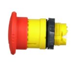 Schneider Automation - Tête pour Arrêt d'urgence Ø40 - tourner pour déverrouiller - Ø22 - rouge - ZB4BS844 – Image 2