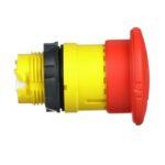 Schneider Automation - Tête pour Arrêt d'urgence Ø40 - tourner pour déverrouiller - Ø22 - rouge - ZB4BS844 – Image 3