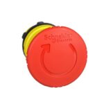 Schneider Automation - Tête pour Arrêt d'urgence Ø40 - tourner pour déverrouiller - Ø22 - rouge - ZB4BS844 – Image 7