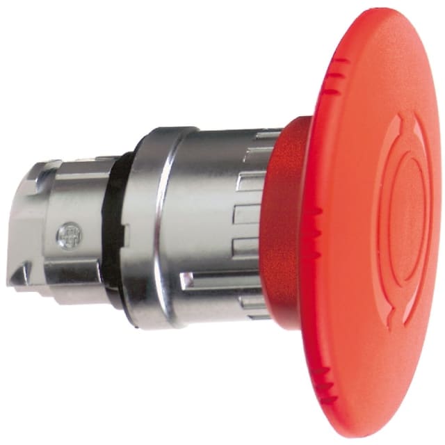 Schneider Automation - Tête pour Arrêt d'urgence Ø60 - tourner pour déverrouiller - Ø22 - rouge - ZB4BS864 Schneider Automation - Tête pour Arrêt d'urgence Ø60 - tourner pour déverrouiller - Ø22 - rouge - ZB4BS864
