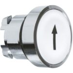 Schneider Automation - Tête pour bouton-poussoir - Ø22 - blanc - flèche haute - ZB4BA334