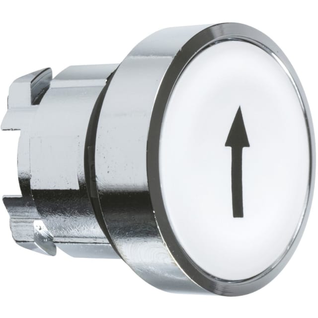 Schneider Automation - Tête pour bouton-poussoir - Ø22 - blanc - flèche haute - ZB4BA334 Schneider Automation - Tête pour bouton-poussoir - Ø22 - blanc - flèche haute - ZB4BA334