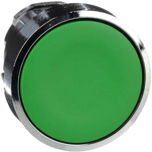 Schneider Automation - Tête pour bouton-poussoir - Ø22 - vert - ZB4BA3 Schneider Automation - Tête pour bouton-poussoir - Ø22 - vert - ZB4BA3