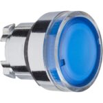 Schneider Automation - Tête pour bouton-poussoir lumineux - Ø22 - bleu - ZB4BW36