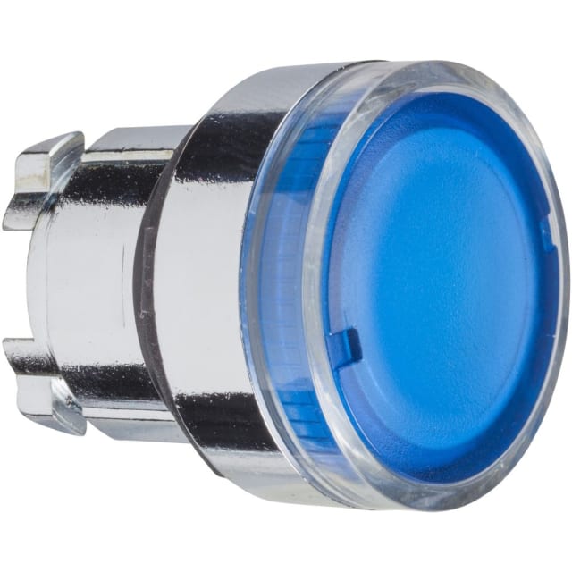 Schneider Automation - Tête pour bouton-poussoir lumineux - Ø22 - bleu - ZB4BW36 Schneider Automation - Tête pour bouton-poussoir lumineux - Ø22 - bleu - ZB4BW36