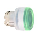 Schneider Automation - Tête pour bouton-poussoir lumineux - Ø22 - capuchonné - vert - ZB4BW533 – Image 9