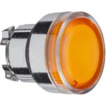 Schneider Automation - Tête pour bouton-poussoir lumineux - Ø22 - jaune - ZB4BW35