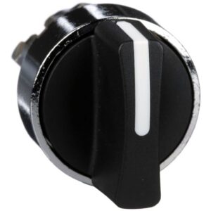 Schneider Automation - Tête pour bouton tournant - 2 positions - Ø22 - noir - ZB4BD2