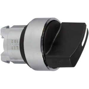 Schneider Automation - Tête pour bouton tournant - 2 positions - Ø22 - noir - ZB4BD4