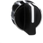 Schneider Automation - Tête pour bouton tournant - 3 positions - Ø22 - noir - ZB4BD3
