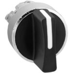 Schneider Automation - Tête pour bouton tournant - 3 positions - Ø22 - noir - ZB4BD8