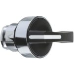 Schneider Automation - Tête pour bouton tournant - 3 positions - Ø22 - noir - ZB4BJ3