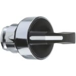 Schneider Automation - Tête pour bouton tournant - 3 positions - Ø22 - noir - ZB4BJ5