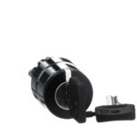 Schneider Automation - Tête pour bouton tournant à serrure - 2 positions - Ø22 - noir - ZB4BG2