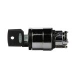 Schneider Automation - Tête pour bouton tournant à serrure - 2 positions - Ø22 - noir - ZB4BG4 – Image 4