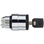 Schneider Automation - Tête pour bouton tournant à serrure - 2 positions - Ø22 - noir - ZB4BG6
