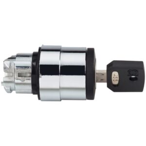 Schneider Automation - Tête pour bouton tournant à serrure - 2 positions - Ø22 - noir - ZB4BG6