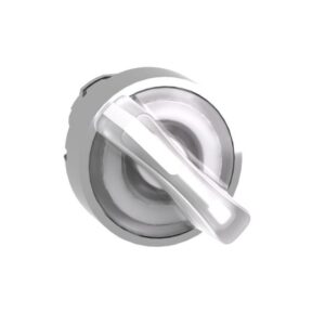 Schneider Automation - Tête pour bouton tournant lumineux - 2 positions - Ø22 - blanc - ZB4BK1213
