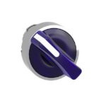 Schneider Automation - Tête pour bouton tournant lumineux - 2 positions - Ø22 - bleu - ZB4BK1263
