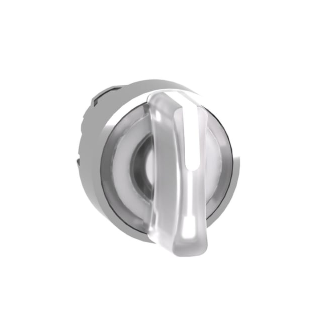 Schneider Automation - Tête pour bouton tournant lumineux - 3 positions - Ø22 - blanc - ZB4BK1313 Schneider Automation - Tête pour bouton tournant lumineux - 3 positions - Ø22 - blanc - ZB4BK1313