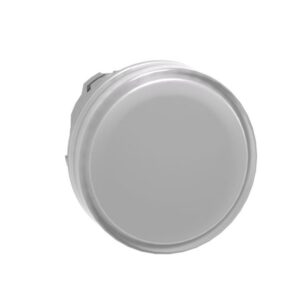 Schneider Automation - Tête pour voyant - Ø22 - rond - cabochon lisse blanc pour LED - ZB4BV013