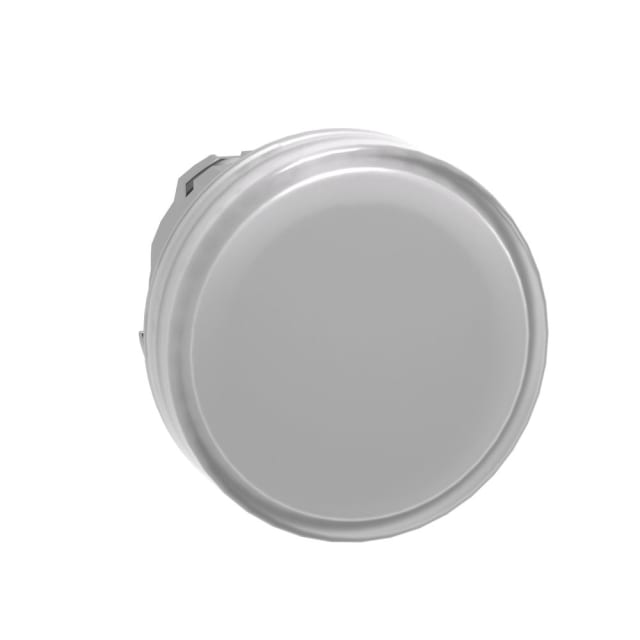 Schneider Automation - Tête pour voyant - Ø22 - rond - cabochon lisse blanc pour LED - ZB4BV013 Schneider Automation - Tête pour voyant - Ø22 - rond - cabochon lisse blanc pour LED - ZB4BV013