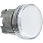 Schneider Automation - Tête pour voyant - Ø22 - rond - cabochon lisse blanc pour ampoule BA9S - ZB4BV01