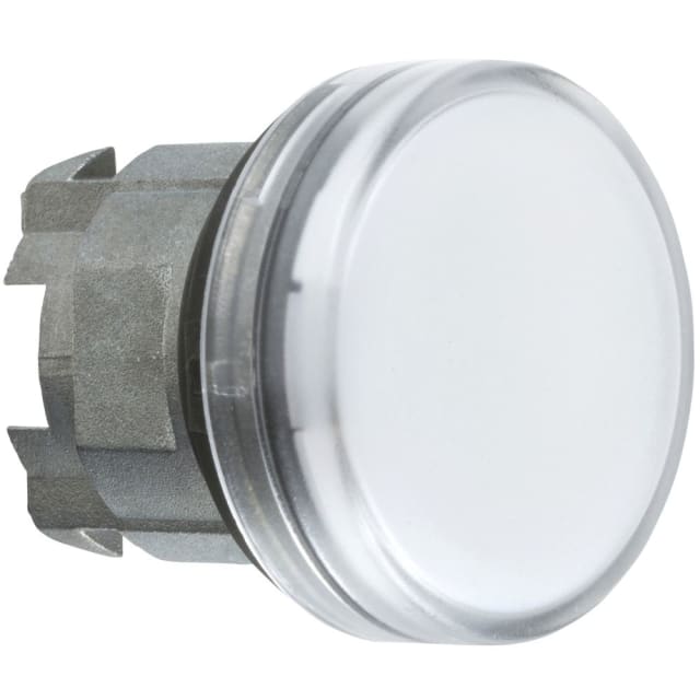 Schneider Automation - Tête pour voyant - Ø22 - rond - cabochon lisse blanc pour ampoule BA9S - ZB4BV01 Schneider Automation - Tête pour voyant - Ø22 - rond - cabochon lisse blanc pour ampoule BA9S - ZB4BV01