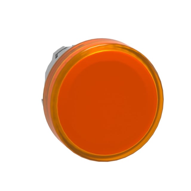 Schneider Automation - Tête pour voyant - Ø22 - rond - cabochon lisse jaune pour LED - ZB4BV053 Schneider Automation - Tête pour voyant - Ø22 - rond - cabochon lisse jaune pour LED - ZB4BV053