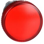 Schneider Automation - Tête pour voyant - Ø22 - rond - cabochon lisse rouge pour ampoule BA9S - ZB4BV04