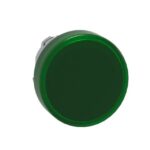 Schneider Automation - Tête pour voyant - Ø22 - rond - cabochon lisse vert pour LED - ZB4BV033