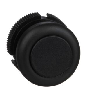 Schneider Automation - Tête rond pour bouton-poussoir - à impulsion - XAC-A - noir - capuchonné - XACA9412