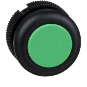 Schneider Automation - Tête rond pour bouton-poussoir - à impulsion - XAC-A - vert - capuchonné - XACA9413