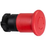 Schneider Automation - Tte pour arrt d'urgence 40 mm - tourner pour dverrouiller - 22 - rouge - ZA2BS844