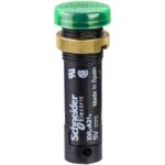 Schneider Automation - Voyant rond Ø12 - IP40 - vert - DEL intégrée - 24V - bornes - XVLA333
