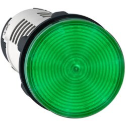 Schneider Automation - Voyant rond Ø22 - IP54 - vert - DEL intégrée - 230V - bornes - XB7EV03MP