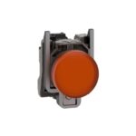 Schneider Automation - Voyant rond Ø22 - IP65 - orange - DEL intégrée - 24V - bornes - XB4BVB5
