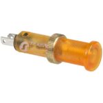 Schneider Automation - Voyant rond Ø8 - IP40 - jaune orangé - DEL intégrée - 24V - cosses - XVLA235
