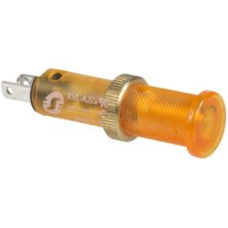 Schneider Automation - Voyant rond Ø8 - IP40 - jaune orangé - DEL intégrée - 24V - cosses - XVLA235
