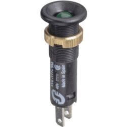 Schneider Automation - Voyant rond Ø8 - IP40 - vert - DEL intégrée - 24V - cosses - XVLA133