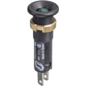 Schneider Automation - Voyant rond Ø8 - IP40 - vert - DEL intégrée - 24V - cosses - XVLA133