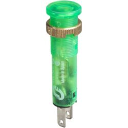 Schneider Automation - Voyant rond Ø8 - IP40 - vert - DEL intégrée - 24V - cosses - XVLA233
