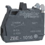 Schneider Automation - bloc contact pour bouton - ZBE Ø 22 - 1F doré - ZBE1016