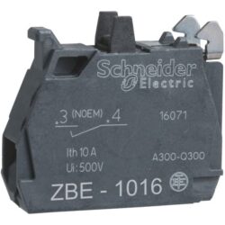 Schneider Automation - bloc contact pour bouton - ZBE Ø 22 - 1F doré - ZBE1016