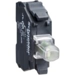 Schneider Automation - bloc lumineux - Ø 22 - bleu DEL intégrée - 48..120 V - ZBVG6