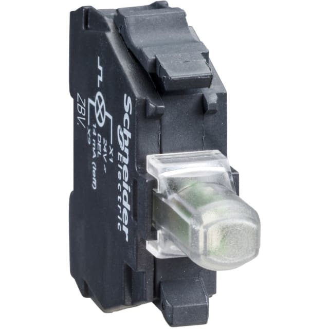 Schneider Automation - bloc lumineux - Ø 22 - bleu DEL intégrée - 48..120 V - ZBVG6 Schneider Automation - bloc lumineux - Ø 22 - bleu DEL intégrée - 48..120 V - ZBVG6