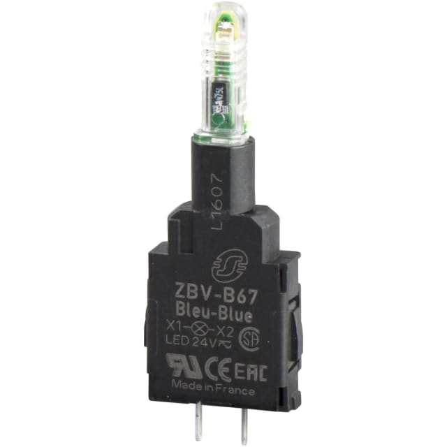 Schneider Automation - bloc lumineux - Ø 22 - rouge DEL intégrée - 24 V - ZBVB47 Schneider Automation - bloc lumineux - Ø 22 - rouge DEL intégrée - 24 V - ZBVB47