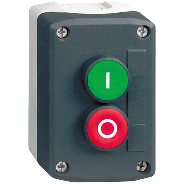 Schneider Automation - boîte à boutons XAL-D - fonction Marche ou Arrêt - 1 O + 1 F - XALD213 Schneider Automation - boîte à boutons XAL-D - fonction Marche ou Arrêt - 1 O + 1 F - XALD213